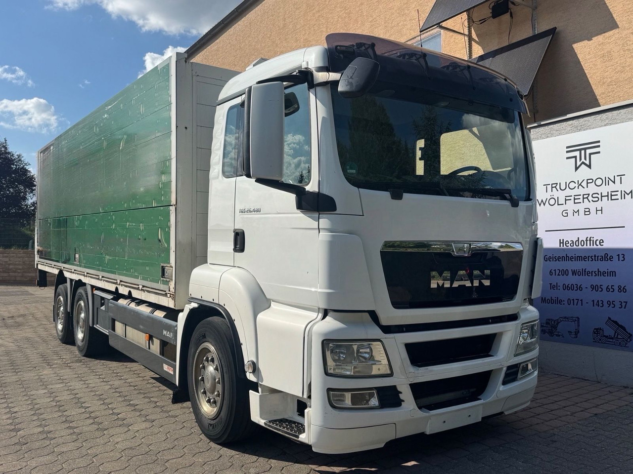 MAN TGS 26.480/Lenk-Lift/Kamera/AHK/Staplerhalterung - Gėrimų tiekimo sunkvežimis: foto 1 MAN TGS 26.480/Lenk-Lift/Kamera/AHK/Staplerhalterung - Gėrimų tiekimo sunkvežimis: foto 1