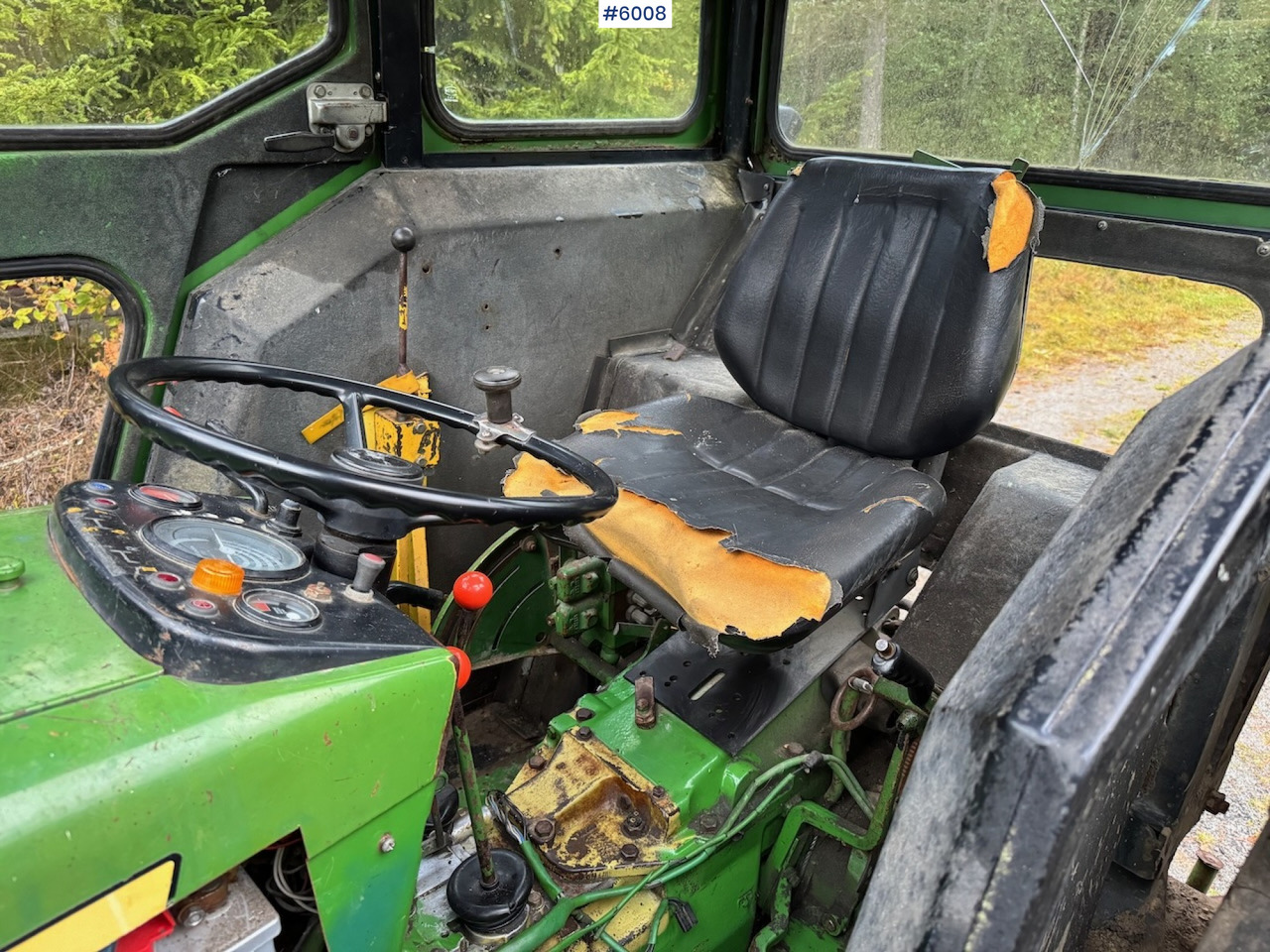 Traktorius 1977 John Deere 2030 w/ front loader, bucket and chains.: foto 14