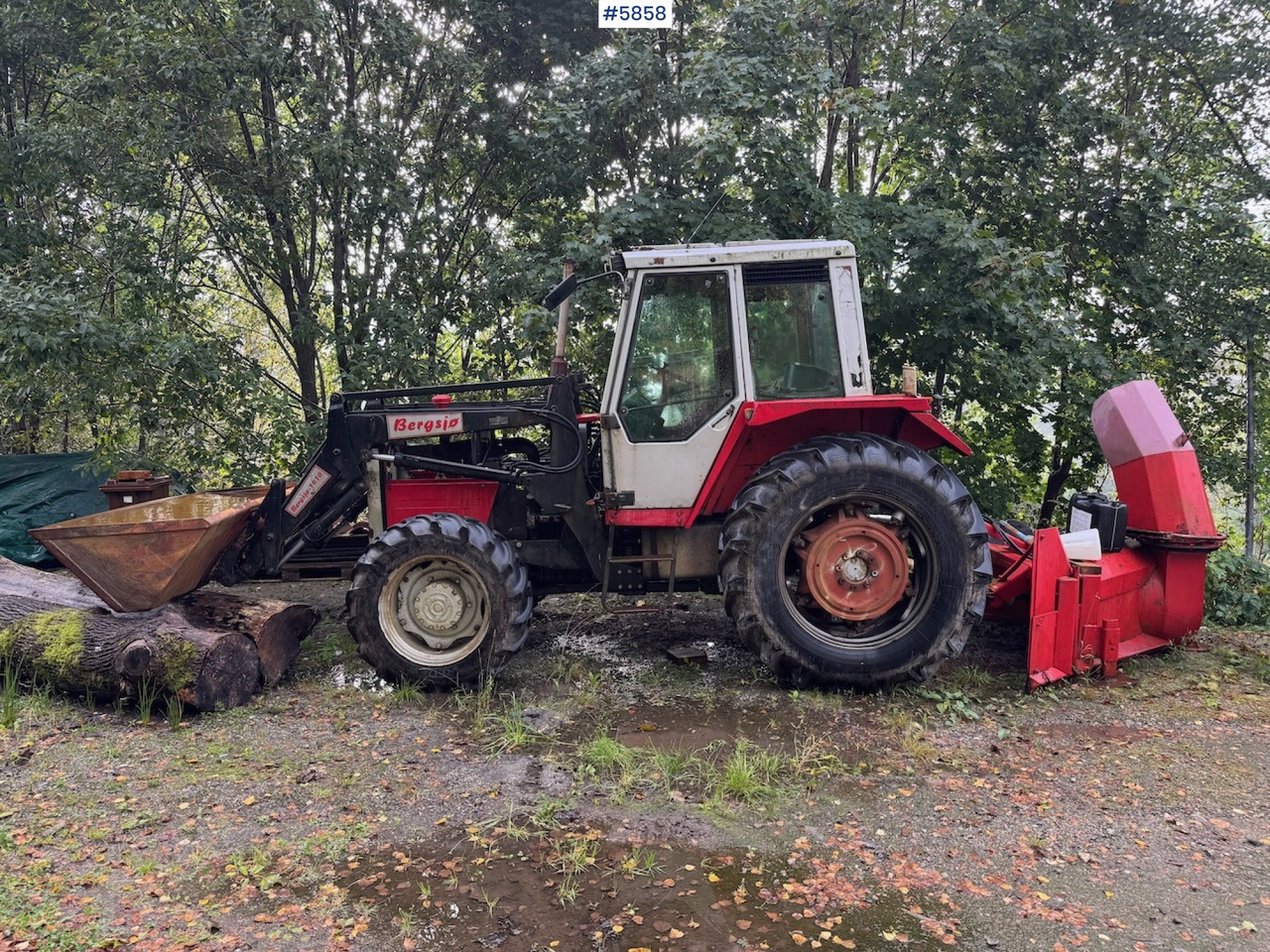 1983 Massey Ferguson 690 with front loader - Traktorius: foto 4 1983 Massey Ferguson 690 with front loader - Traktorius: foto 4
