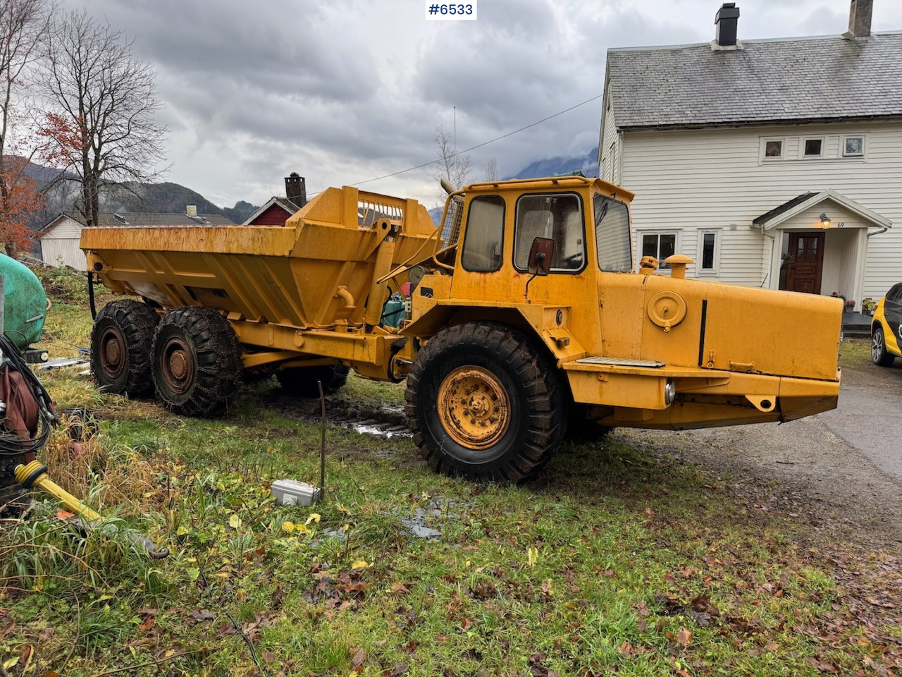1984 Volvo 861 Dumper 6x6. Lightly repair object. - Šarnyrinis savivartis: foto 5 1984 Volvo 861 Dumper 6x6. Lightly repair object. - Šarnyrinis savivartis: foto 5