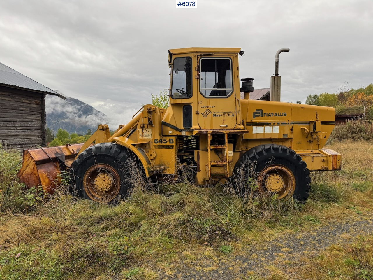 1986 Fiat-Allis 645-B Wheel Loader. - Ratinis krautuvas: foto 1 1986 Fiat-Allis 645-B Wheel Loader. - Ratinis krautuvas: foto 1