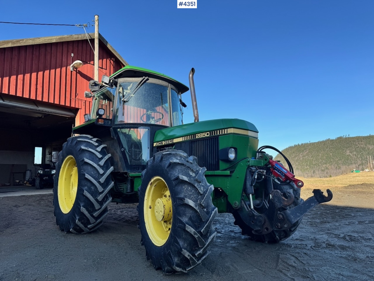 1991 John Deere 2850 4x4 Synchron w/ front hydraulics. - Traktorius: foto 2 1991 John Deere 2850 4x4 Synchron w/ front hydraulics. - Traktorius: foto 2