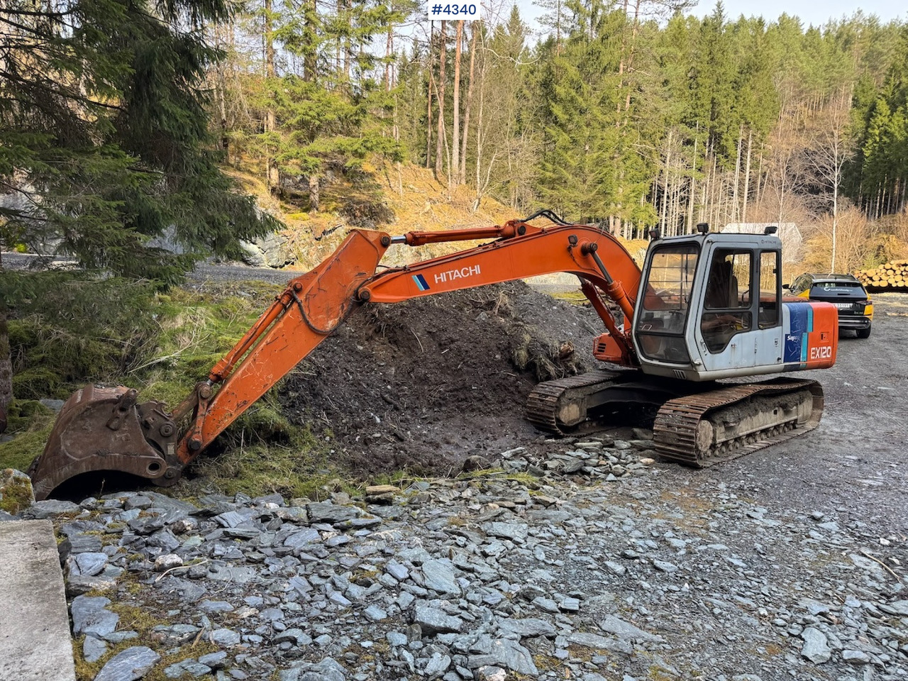 1994 Hitachi EX120-2 - Ekskavatorius: foto 1 1994 Hitachi EX120-2 - Ekskavatorius: foto 1
