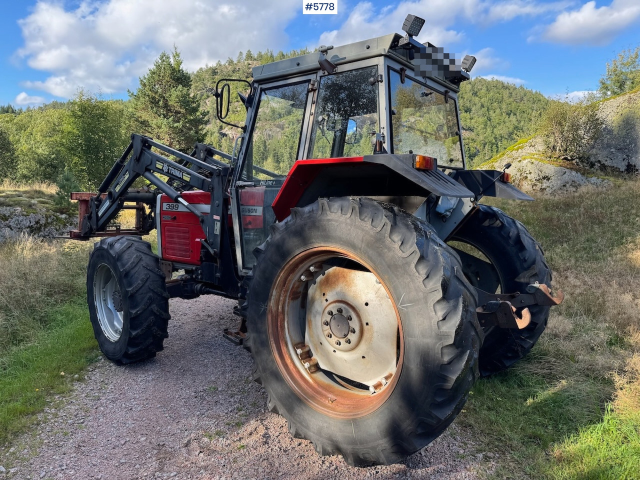 Traktorius 1995 Massey Ferguson 399 w/ front loader.: foto 6