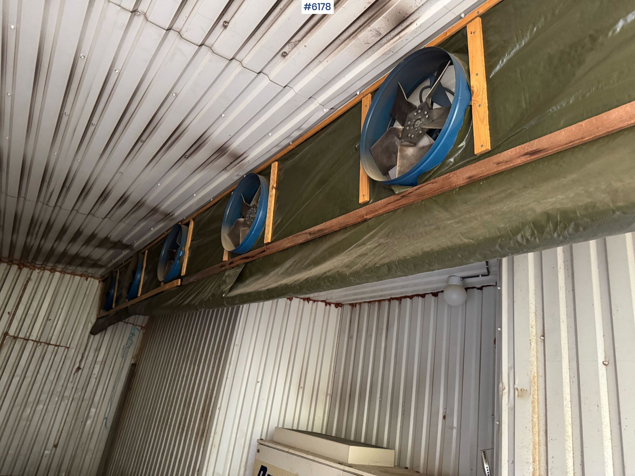 1997 Dryfinn 15 drying unit with circulation fans and trolley - Pramoninė klimato kontrolės įranga: foto 5 1997 Dryfinn 15 drying unit with circulation fans and trolley - Pramoninė klimato kontrolės įranga: foto 5