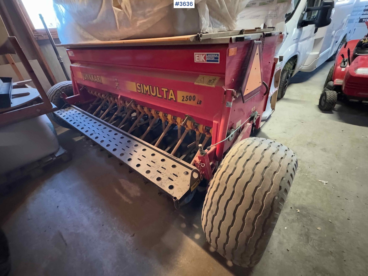 1997 Junkkari Simulta 2500 seed drill - Sėjamoji: foto 1 1997 Junkkari Simulta 2500 seed drill - Sėjamoji: foto 1
