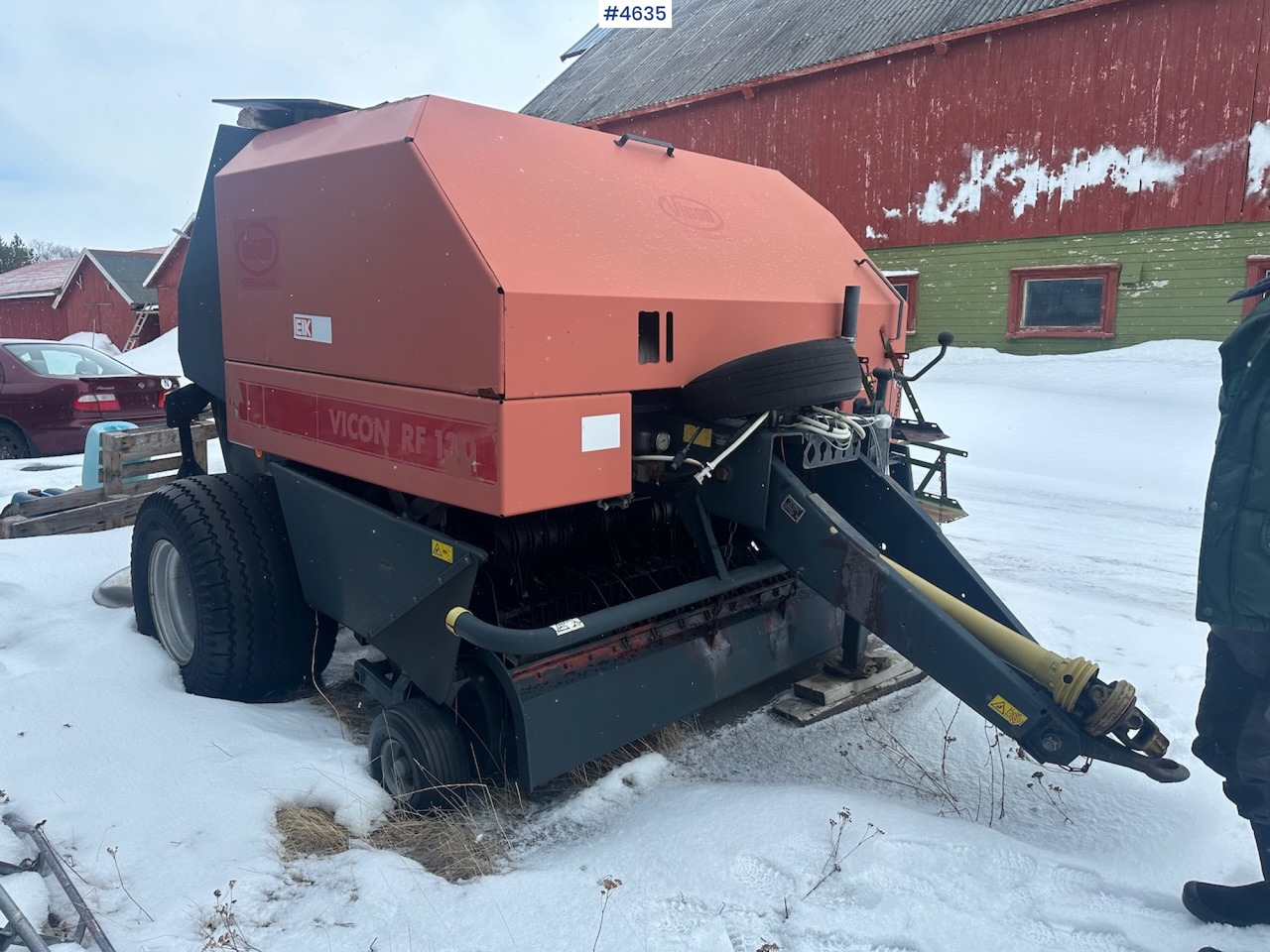 1998 Vicon RF 130 Round baler. - Pašarų tvarkymo technika: foto 5 1998 Vicon RF 130 Round baler. - Pašarų tvarkymo technika: foto 5