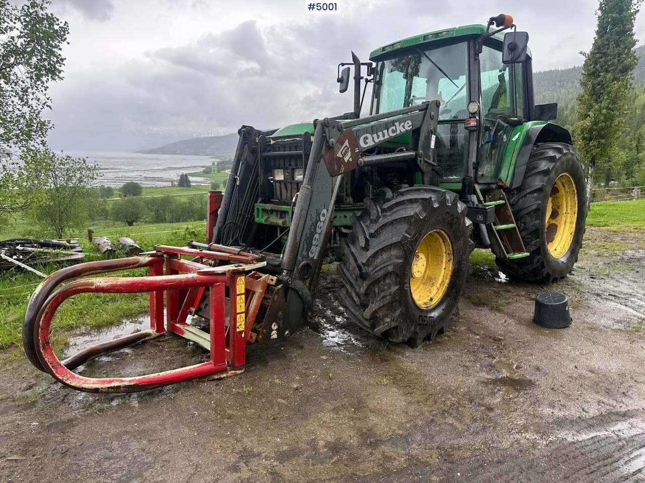 2000 John Deere 6610 4x4 tractor w/ front loader. - Traktorius: foto 2 2000 John Deere 6610 4x4 tractor w/ front loader. - Traktorius: foto 2