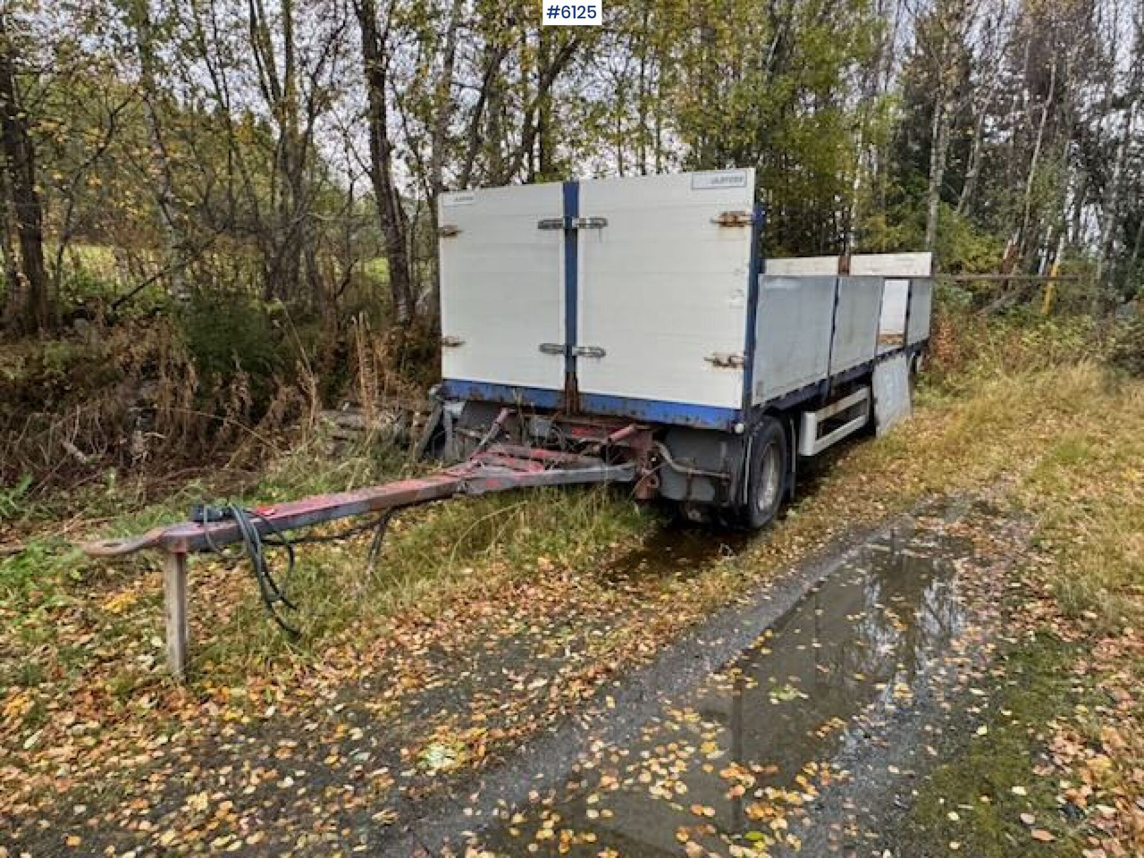 2001 Istrail 3 axle flatbed trailer - Žemo profilio platforma priekaba: foto 2 2001 Istrail 3 axle flatbed trailer - Žemo profilio platforma priekaba: foto 2