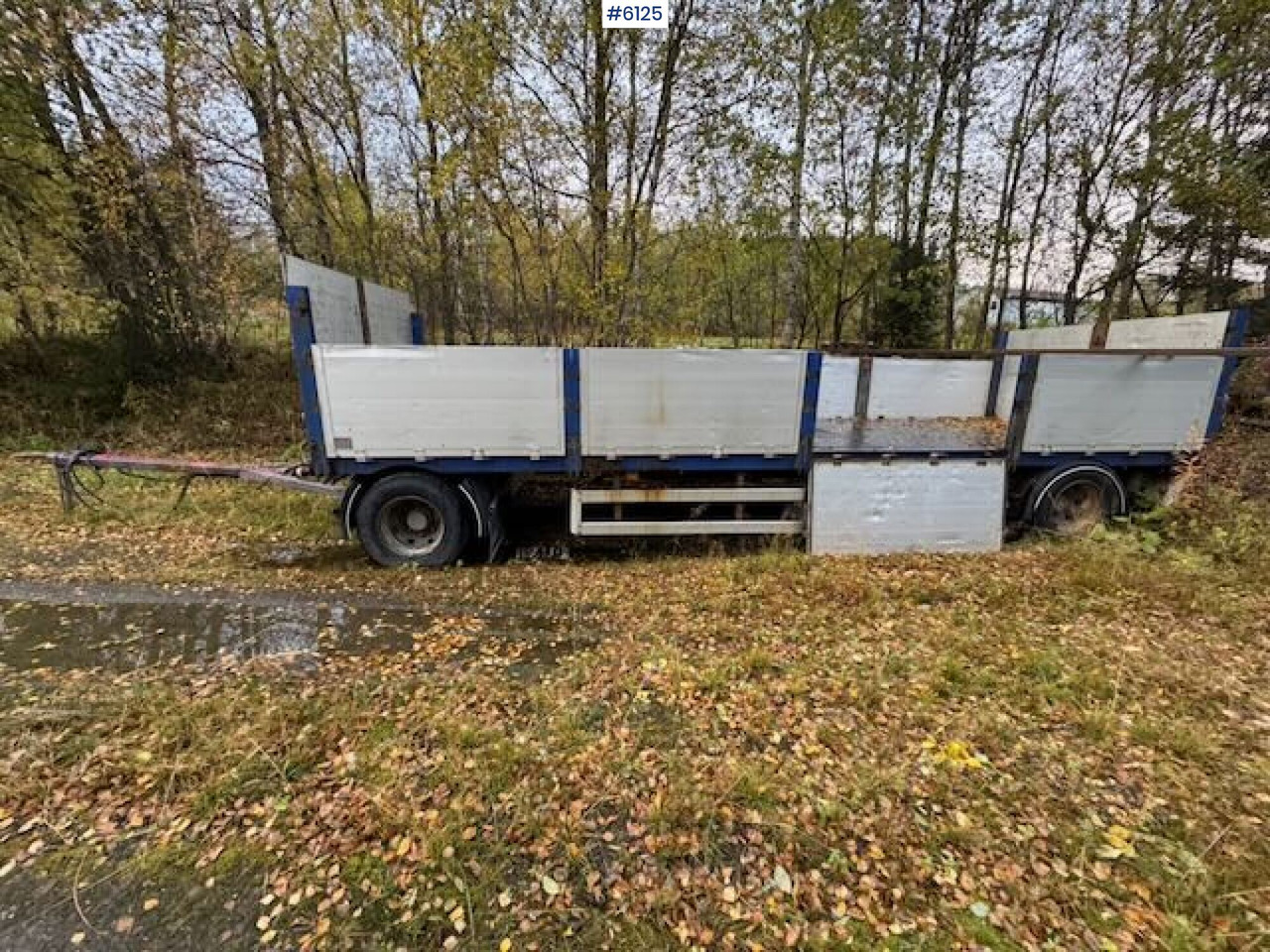 2001 Istrail 3 axle flatbed trailer - Žemo profilio platforma priekaba: foto 5 2001 Istrail 3 axle flatbed trailer - Žemo profilio platforma priekaba: foto 5