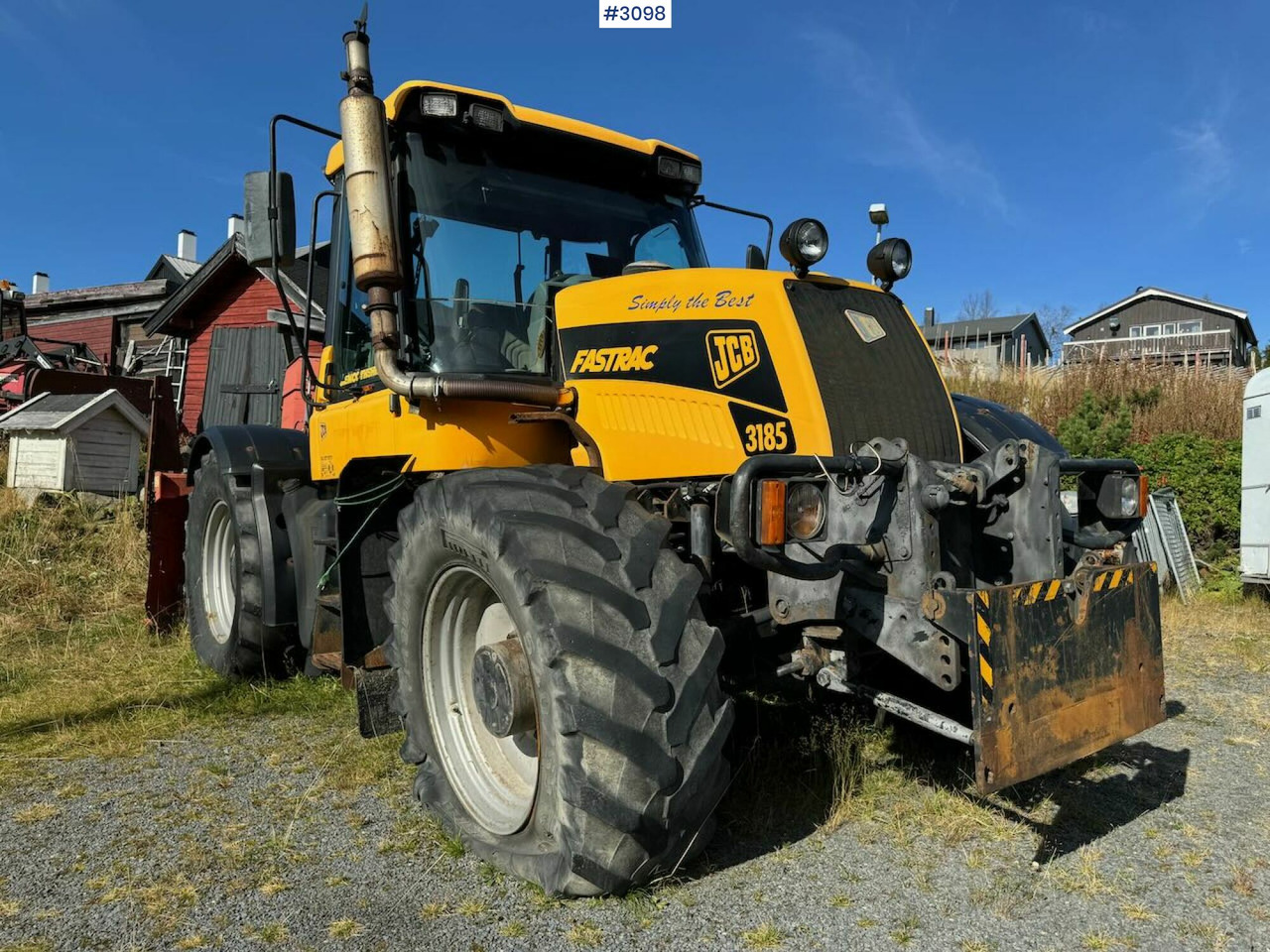 Traktorius 2001 JCB Fastrac 3185 4x4. The plow rigged and two sets of tires.: foto 31