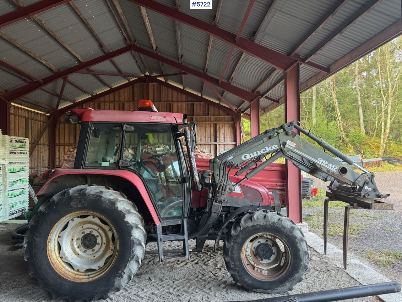 2002 Case CS94A 4x4 w/ Quicke front loader. 3550 hours. - Traktorius: foto 1 2002 Case CS94A 4x4 w/ Quicke front loader. 3550 hours. - Traktorius: foto 1