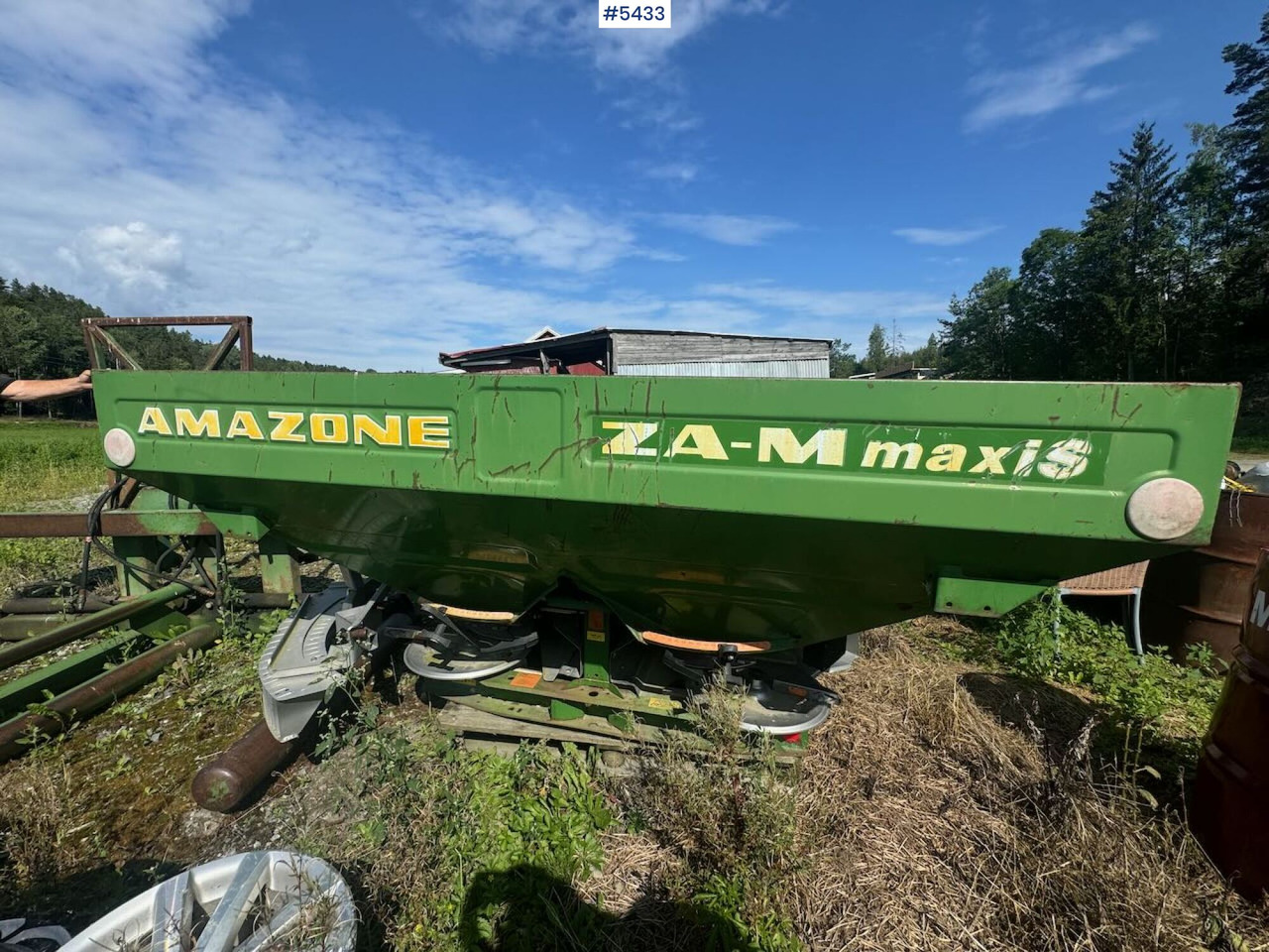 2003 Amazone ZA-M 1500 - Trąšų barstytuvas: foto 5 2003 Amazone ZA-M 1500 - Trąšų barstytuvas: foto 5
