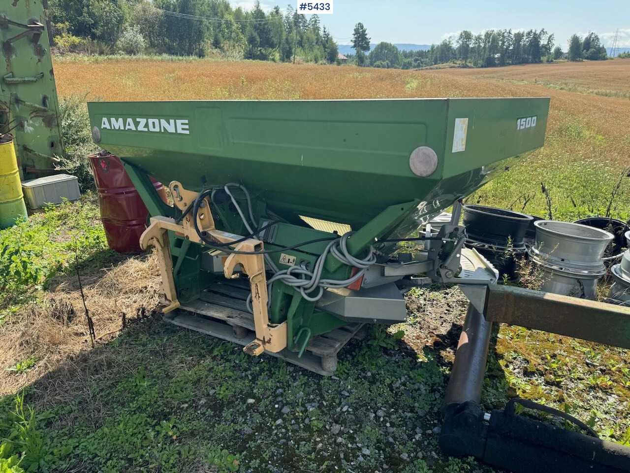 2003 Amazone ZA-M 1500 - Trąšų barstytuvas: foto 1 2003 Amazone ZA-M 1500 - Trąšų barstytuvas: foto 1