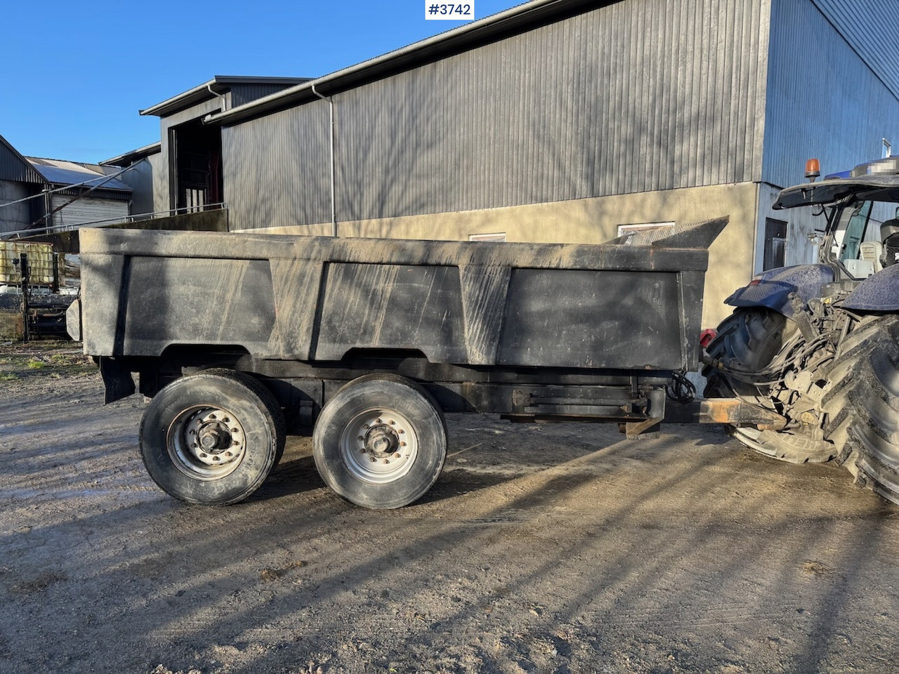 2003 Sele Weld 16 Dumper trailer. - Savivartė traktorinė priekaba: foto 1 2003 Sele Weld 16 Dumper trailer. - Savivartė traktorinė priekaba: foto 1