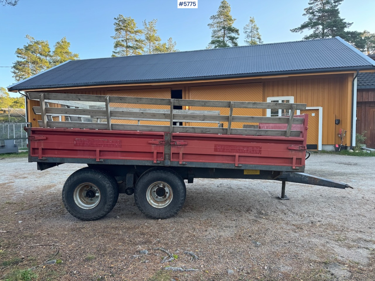 2003 Weckman 90 w/ brakes. - Traktorinė priekaba: foto 5 2003 Weckman 90 w/ brakes. - Traktorinė priekaba: foto 5