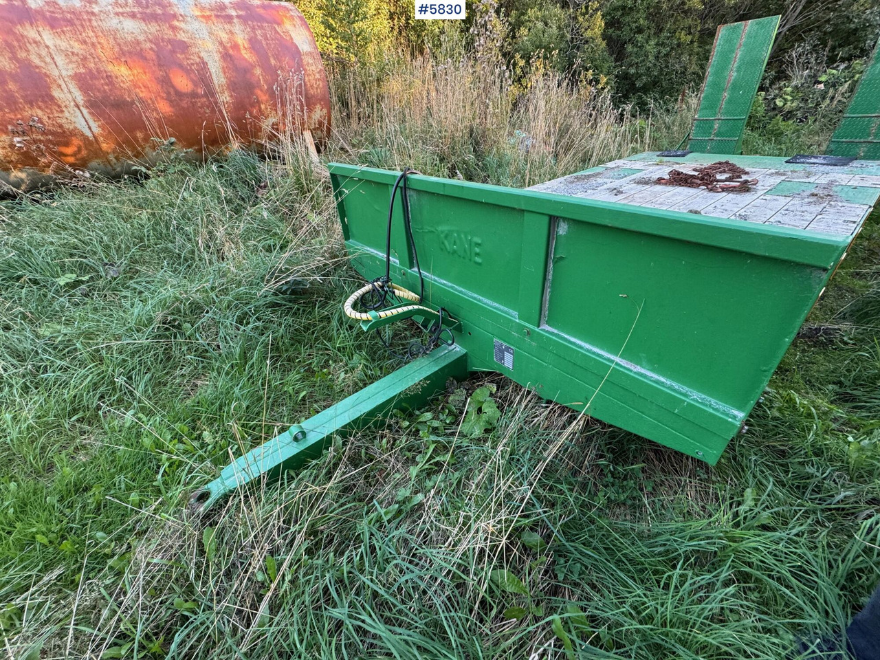 2005 Kane machine trailer - Žemo profilio platforma priekaba: foto 2 2005 Kane machine trailer - Žemo profilio platforma priekaba: foto 2