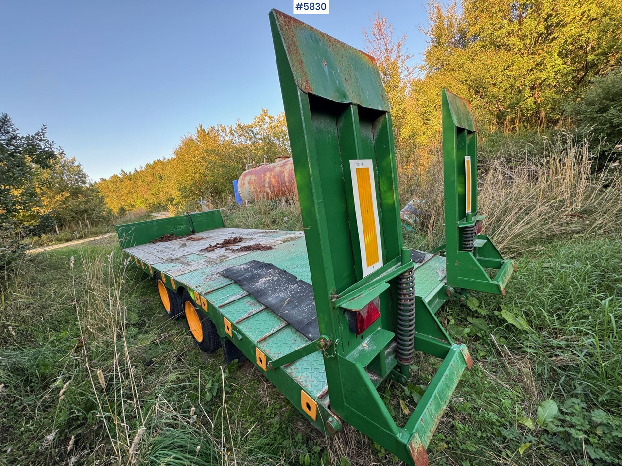 2005 Kane machine trailer - Žemo profilio platforma priekaba: foto 5 2005 Kane machine trailer - Žemo profilio platforma priekaba: foto 5