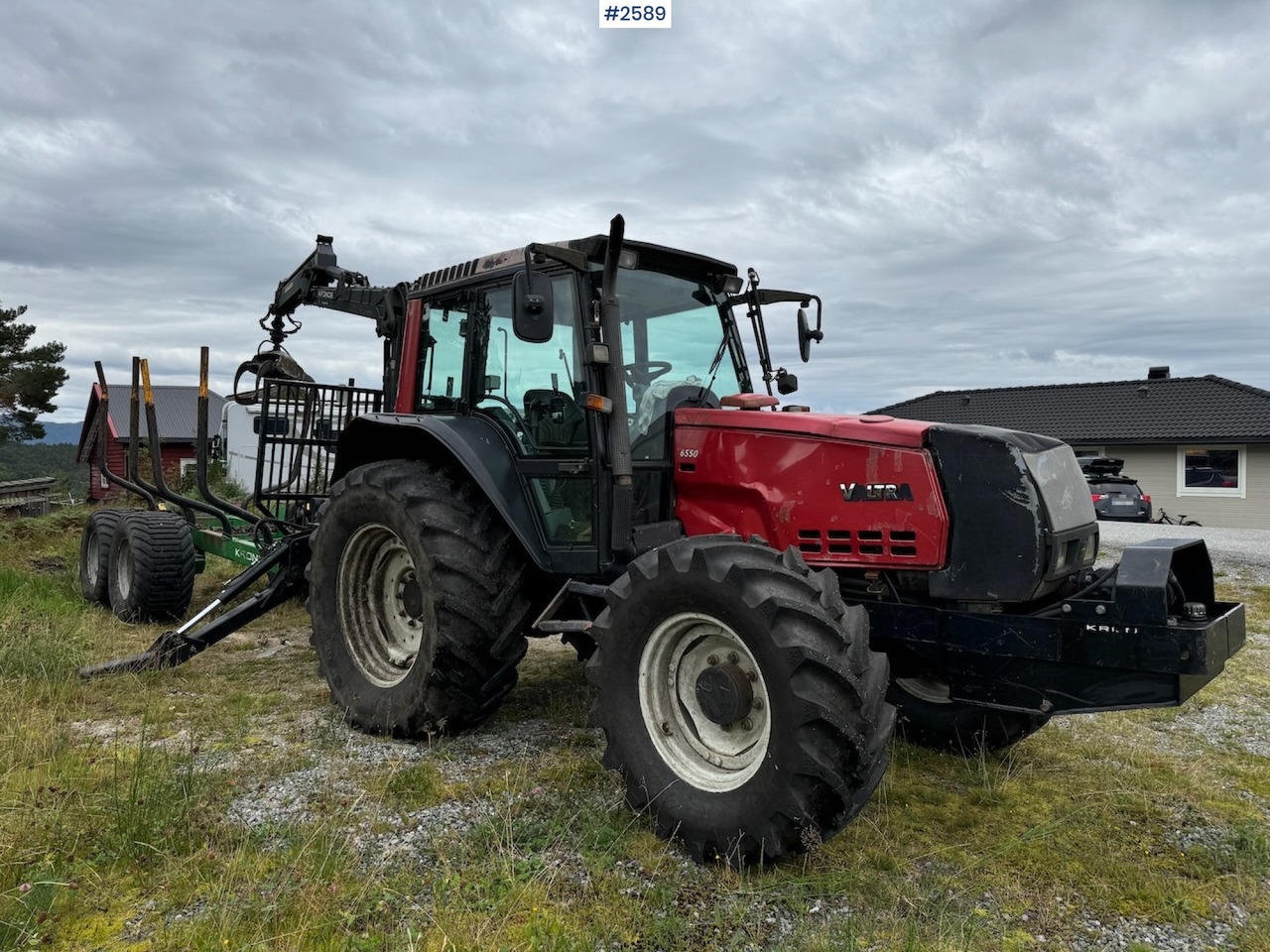 2005 Valtra 6550 Turbo with Kronos 120H 4WD B - Traktorius: foto 4 2005 Valtra 6550 Turbo with Kronos 120H 4WD B - Traktorius: foto 4