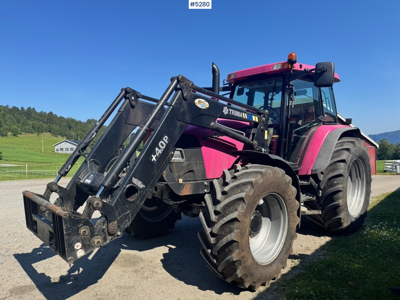 2006 Case MXM120 4x4 with front loader - Traktorius: foto 1 2006 Case MXM120 4x4 with front loader - Traktorius: foto 1