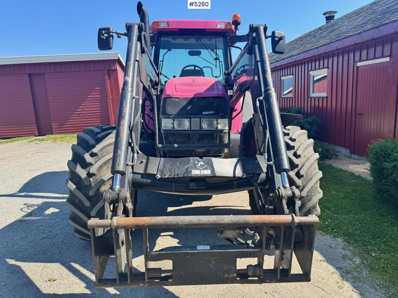 2006 Case MXM120 4x4 with front loader - Traktorius: foto 5 2006 Case MXM120 4x4 with front loader - Traktorius: foto 5