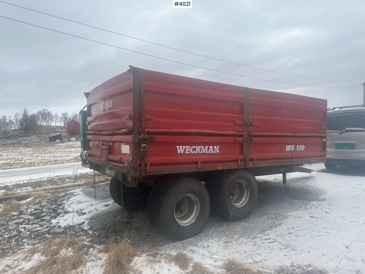 2006 Weckman WS120 traktorhenger m/ rundballegrinder og toppkarmer. - Traktorinė priekaba: foto 5 2006 Weckman WS120 traktorhenger m/ rundballegrinder og toppkarmer. - Traktorinė priekaba: foto 5
