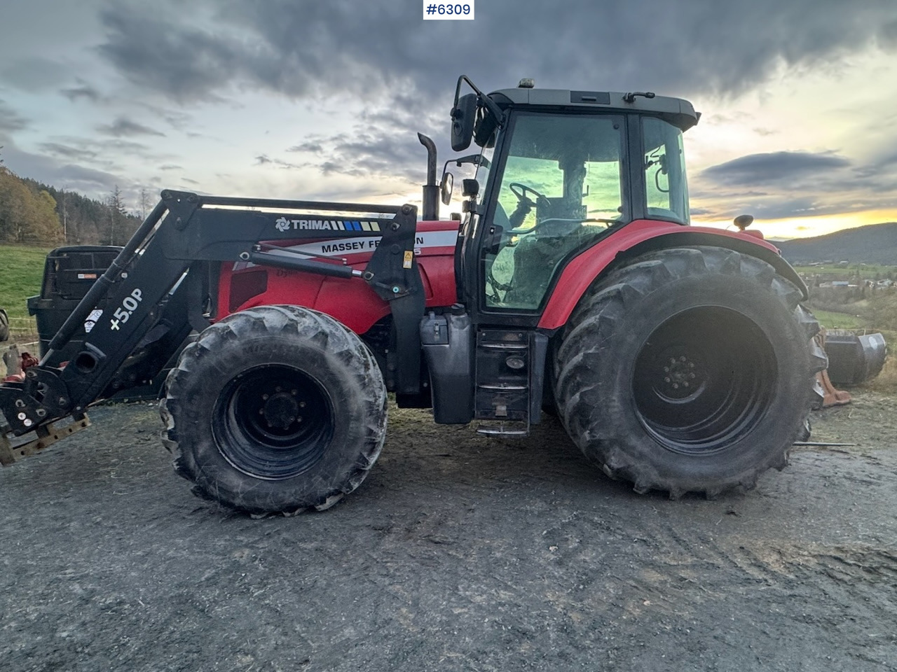2007 Massey Ferguson 6465 Dyna 6 w/ front loader with 3rd function! - Traktorius: foto 2 2007 Massey Ferguson 6465 Dyna 6 w/ front loader with 3rd function! - Traktorius: foto 2