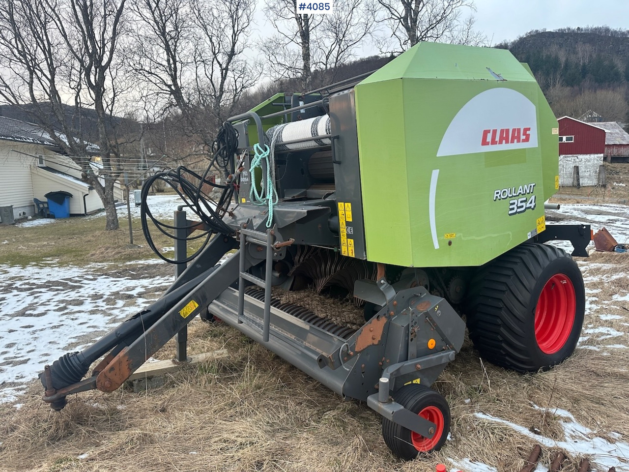 2008 Claas Rollant 354 Rotocut round baler. small repair object - Pašarų tvarkymo technika: foto 4 2008 Claas Rollant 354 Rotocut round baler. small repair object - Pašarų tvarkymo technika: foto 4