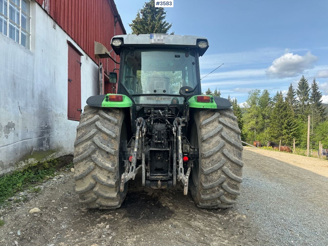 2008 Deutz-Fahr Agrofarm 100 traktor w/ Trima Front loader. See hours! - Traktorius: foto 4 2008 Deutz-Fahr Agrofarm 100 traktor w/ Trima Front loader. See hours! - Traktorius: foto 4