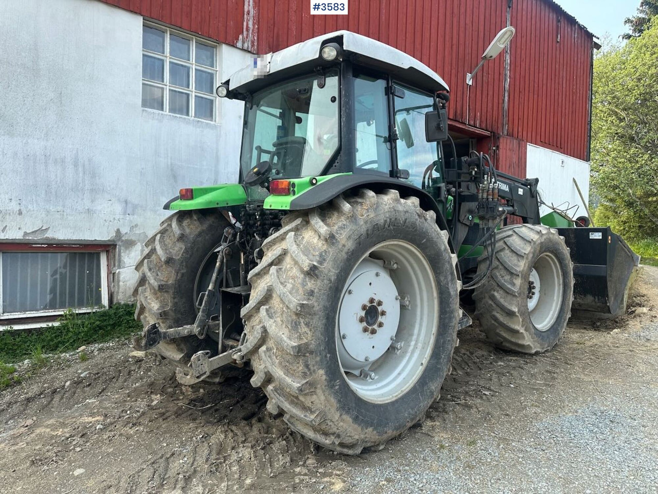 2008 Deutz-Fahr Agrofarm 100 traktor w/ Trima Front loader. See hours! - Traktorius: foto 3 2008 Deutz-Fahr Agrofarm 100 traktor w/ Trima Front loader. See hours! - Traktorius: foto 3