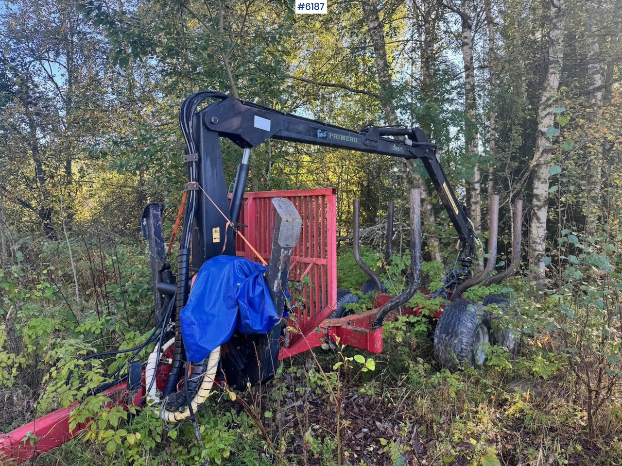 2008 Farmi Primero 3967 Timber trailer. - Miškovežio priekaba: foto 1 2008 Farmi Primero 3967 Timber trailer. - Miškovežio priekaba: foto 1