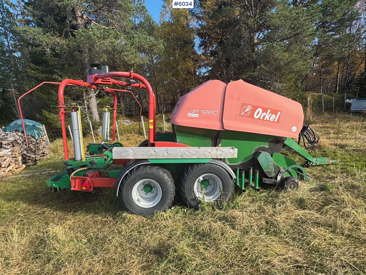 2008 Orkel 1260 round baler - Pašarų tvarkymo technika: foto 4 2008 Orkel 1260 round baler - Pašarų tvarkymo technika: foto 4