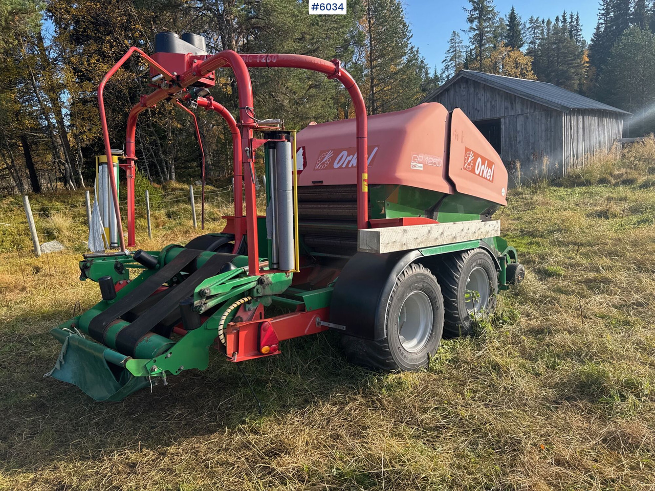 2008 Orkel 1260 round baler - Pašarų tvarkymo technika: foto 2 2008 Orkel 1260 round baler - Pašarų tvarkymo technika: foto 2