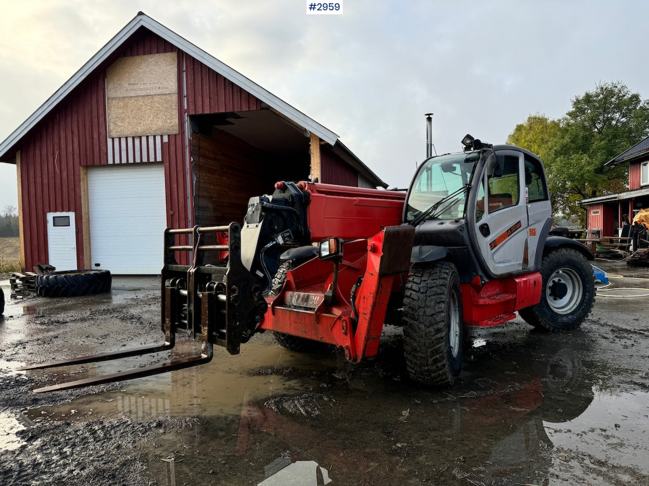 2009 Manitou MT 1440 Telescopic truck w/ Bucket, Pallet forks and Lifting jib - Teleskopinis krautuvas: foto 4 2009 Manitou MT 1440 Telescopic truck w/ Bucket, Pallet forks and Lifting jib - Teleskopinis krautuvas: foto 4