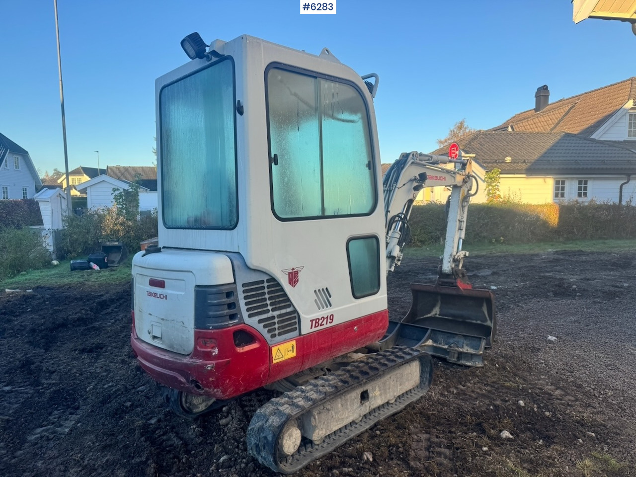 2010 Takeuchi TB219 Mini Excavator with Rototilt and 2 buckets. - Ekskavatorius: foto 5 2010 Takeuchi TB219 Mini Excavator with Rototilt and 2 buckets. - Ekskavatorius: foto 5