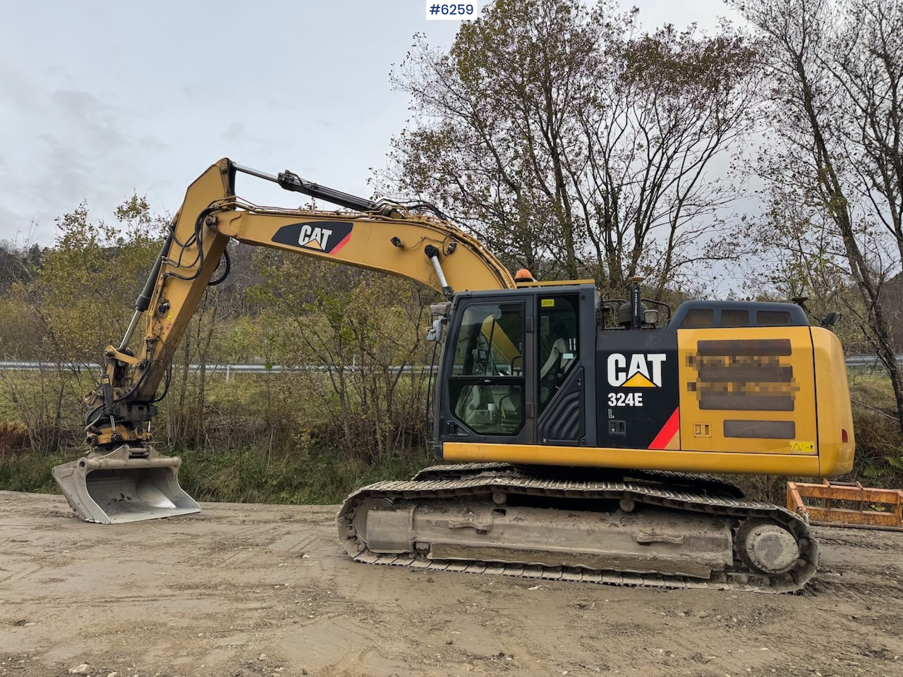 2012 Cat 324 E w/ rotor tilt, sanding bucket and digging bucket. - Ekskavatorius: foto 2 2012 Cat 324 E w/ rotor tilt, sanding bucket and digging bucket. - Ekskavatorius: foto 2