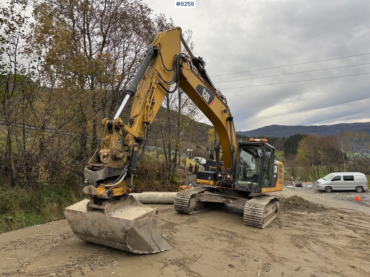2012 Cat 324 E w/ rotor tilt, sanding bucket and digging bucket. - Ekskavatorius: foto 5 2012 Cat 324 E w/ rotor tilt, sanding bucket and digging bucket. - Ekskavatorius: foto 5