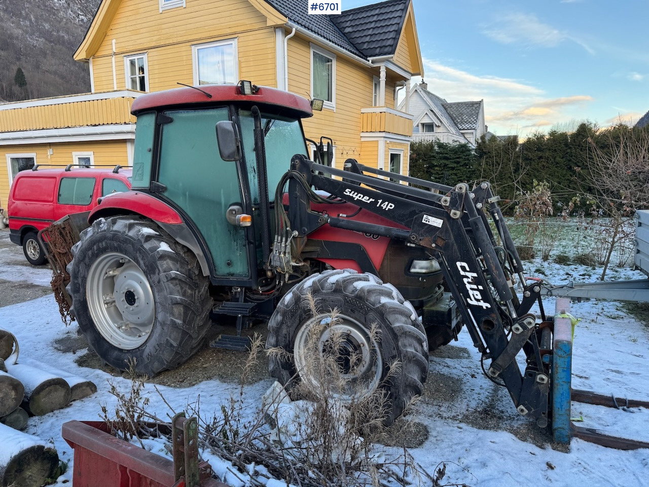 2013 Case IH JX 80 w/ front loader and some equipment. Low hours! lizingą 2013 Case IH JX 80 w/ front loader and some equipment. Low hours!: foto 8