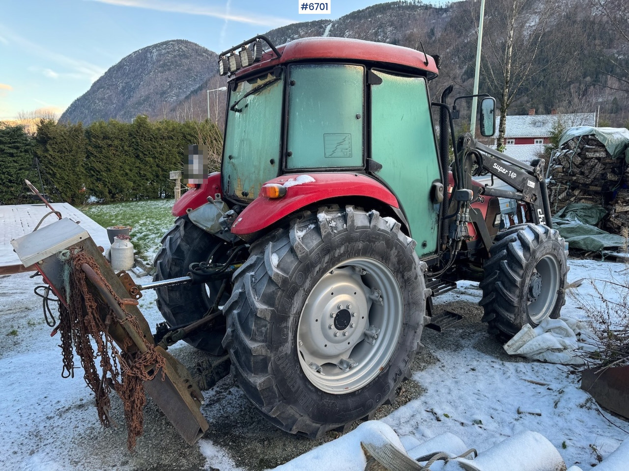 2013 Case IH JX 80 w/ front loader and some equipment. Low hours! lizingą 2013 Case IH JX 80 w/ front loader and some equipment. Low hours!: foto 12