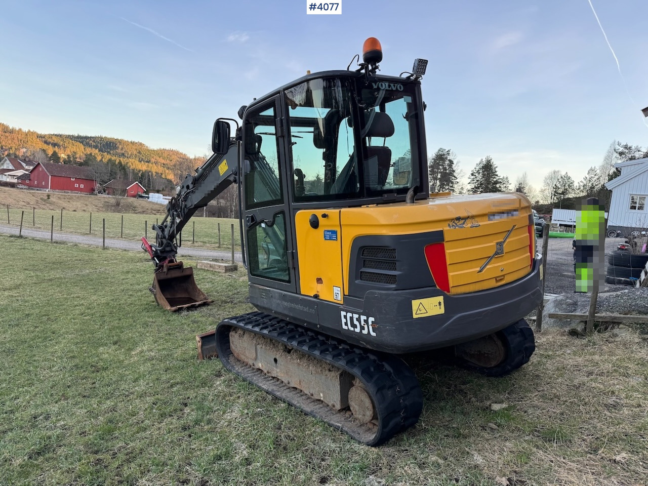 2013 Volvo EC 55 C w/rotor tilt, grapple and 3 buckets - Ekskavatorius: foto 3 2013 Volvo EC 55 C w/rotor tilt, grapple and 3 buckets - Ekskavatorius: foto 3