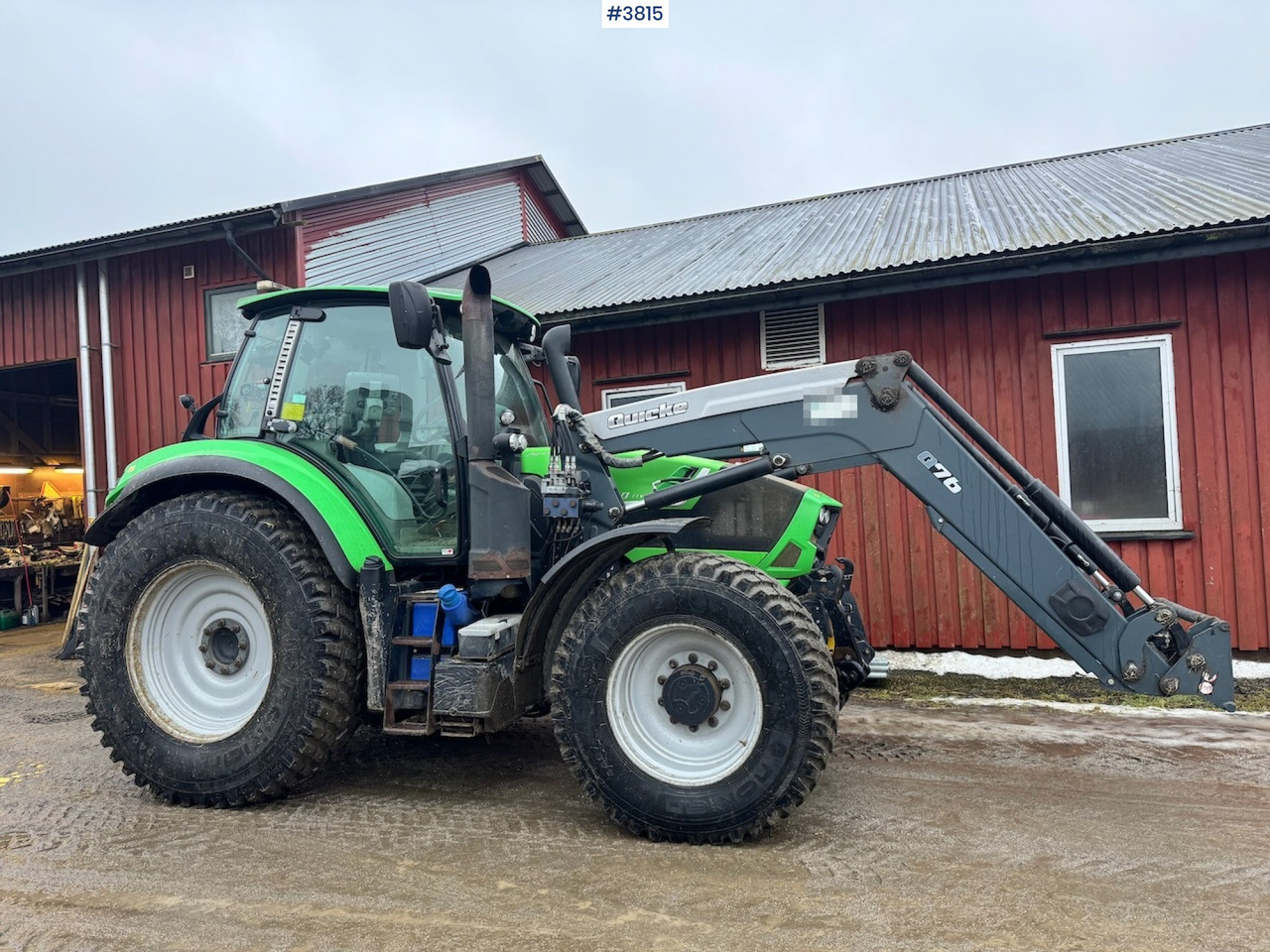 2015 Deutz-fahr 6190 Agrotron w/ Front loader, Front PTO and 2 sets of tires. - Traktorius: foto 2 2015 Deutz-fahr 6190 Agrotron w/ Front loader, Front PTO and 2 sets of tires. - Traktorius: foto 2