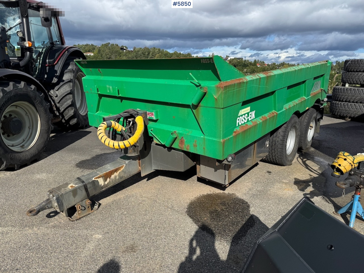 2015 Foss EIK 5.150 Dumper with 50 km/h. - Savivartė traktorinė priekaba: foto 1 2015 Foss EIK 5.150 Dumper with 50 km/h. - Savivartė traktorinė priekaba: foto 1