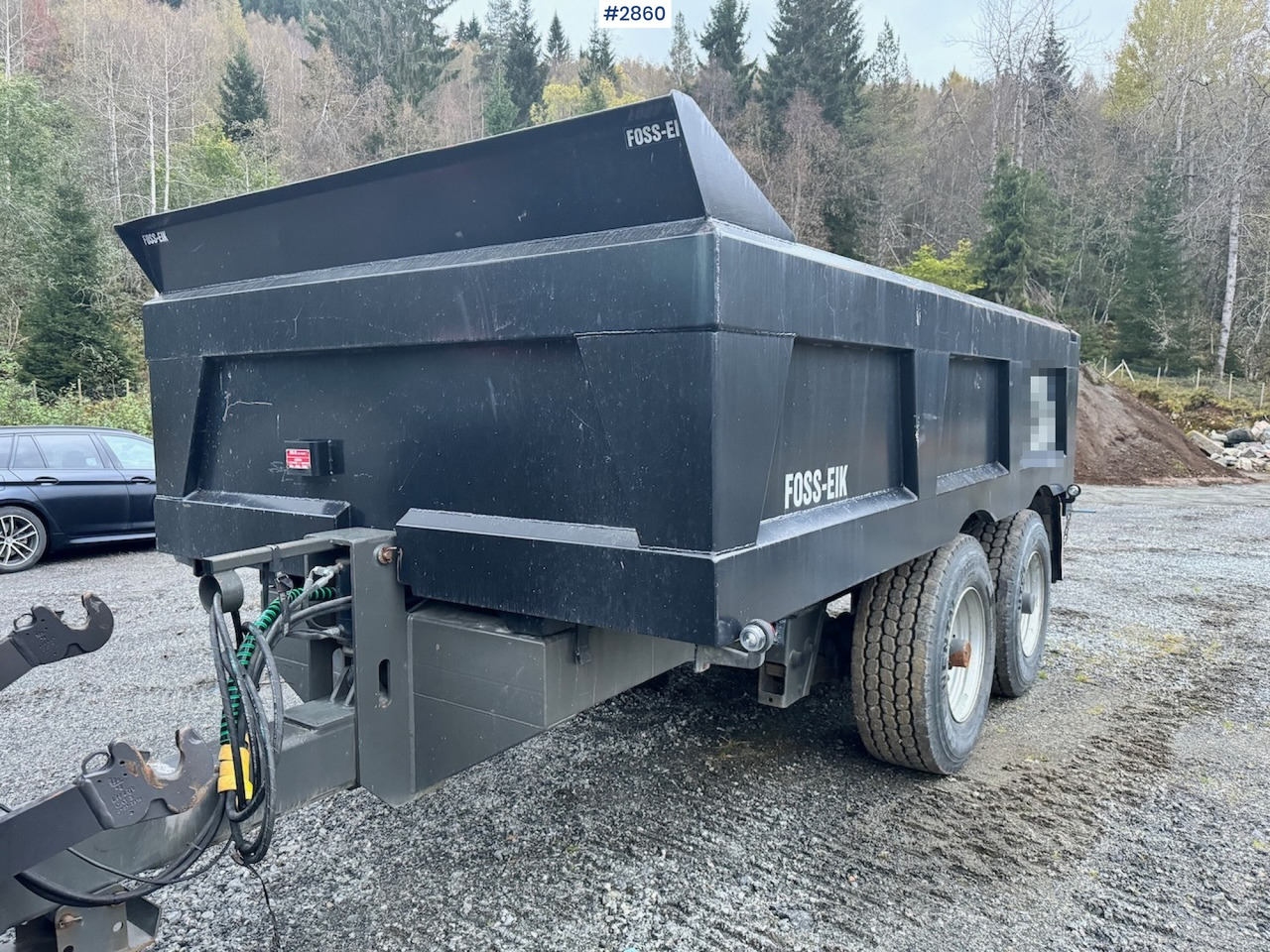 2017 Foss-Eik 5,160 Tractor trailer w/ new tires. - Savivartė traktorinė priekaba: foto 2 2017 Foss-Eik 5,160 Tractor trailer w/ new tires. - Savivartė traktorinė priekaba: foto 2
