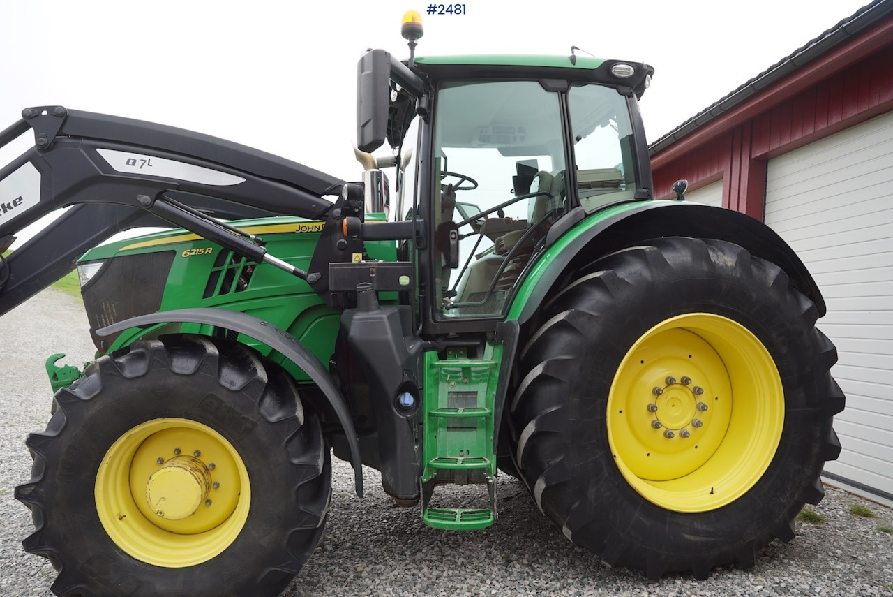 2017 John Deere 6215R w/Quicke loader and front hydraulics - Traktorius: foto 4 2017 John Deere 6215R w/Quicke loader and front hydraulics - Traktorius: foto 4