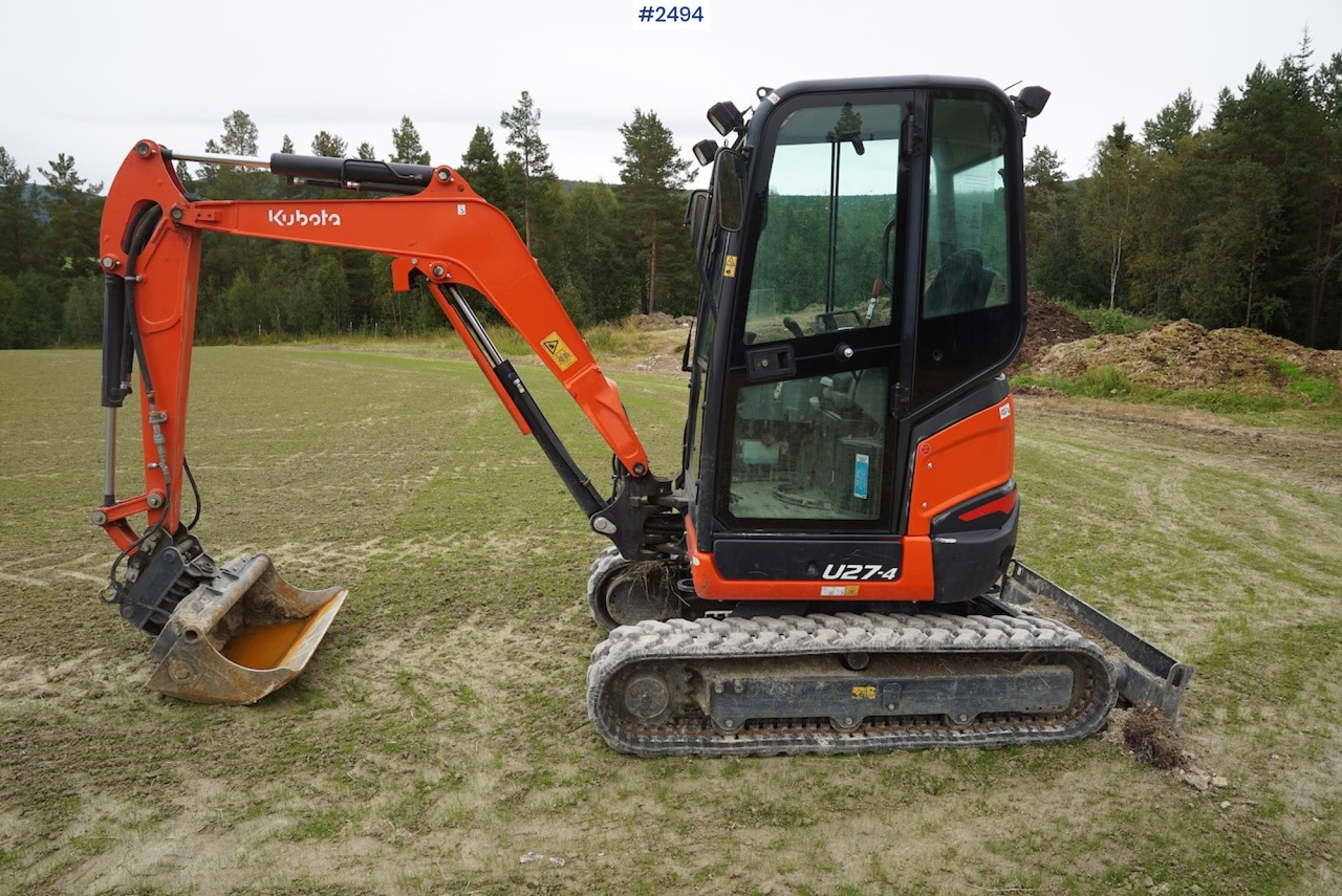 2018 Kubota U27-4 w/shear - Mini ekskavatorius: foto 3 2018 Kubota U27-4 w/shear - Mini ekskavatorius: foto 3