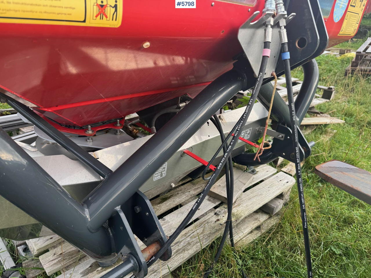 2018 Kverneland Manure spreader. Repair project lizingą 2018 Kverneland Manure spreader. Repair project: foto 16