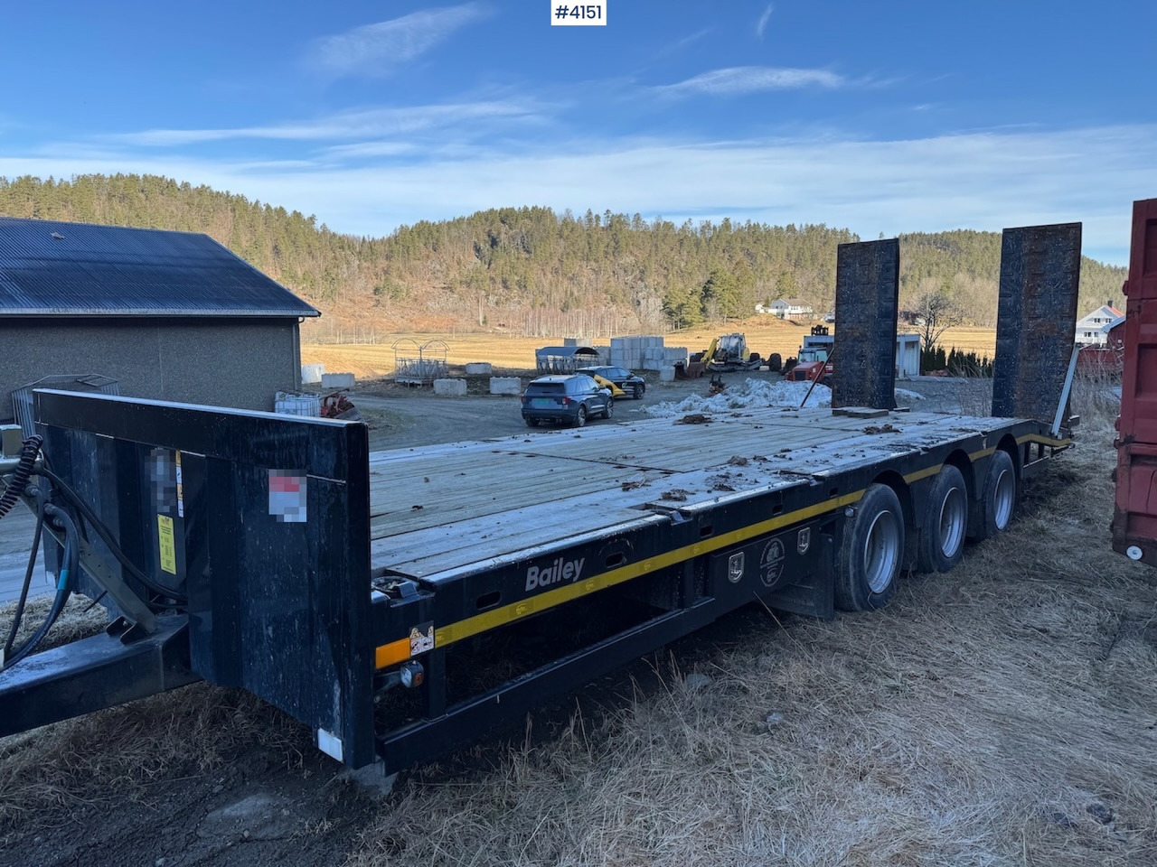 2020 Bailey 24 T Low Loader Machine Trolley - Žemo profilio platforma priekaba: foto 1 2020 Bailey 24 T Low Loader Machine Trolley - Žemo profilio platforma priekaba: foto 1