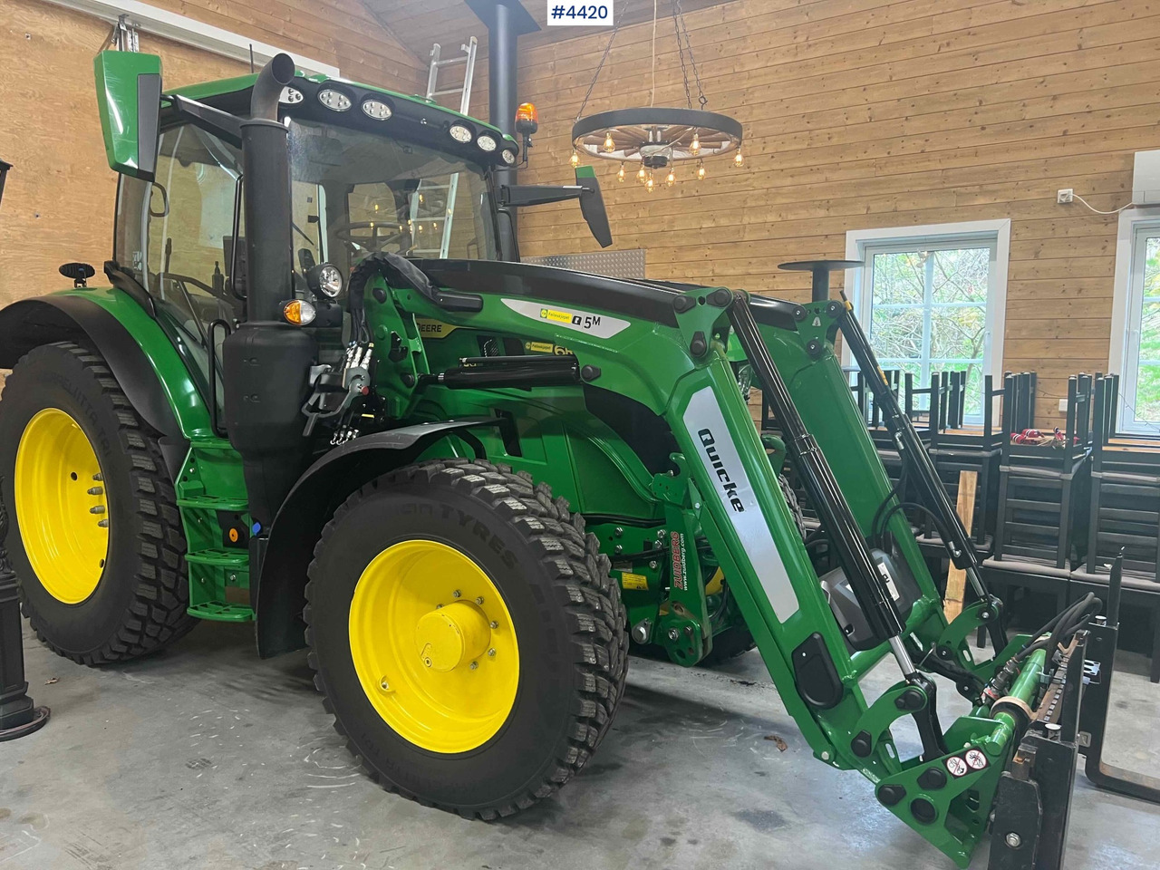 2024 John Deere 6150R w/ Quicke Front Loader & Bucket - Traktorius: foto 5 2024 John Deere 6150R w/ Quicke Front Loader & Bucket - Traktorius: foto 5