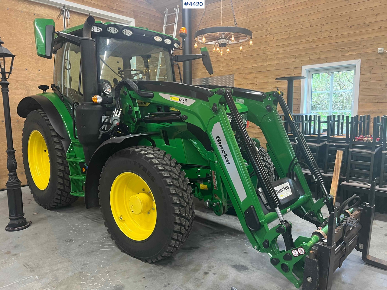 2024 John Deere 6150R w/ Quicke Front Loader & Bucket - Traktorius: foto 1 2024 John Deere 6150R w/ Quicke Front Loader & Bucket - Traktorius: foto 1