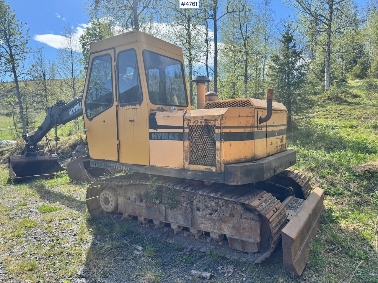 Circa 1990 Hymas 82R Crawler excavator w/ 2 buckets. - Ekskavatorius: foto 4 Circa 1990 Hymas 82R Crawler excavator w/ 2 buckets. - Ekskavatorius: foto 4